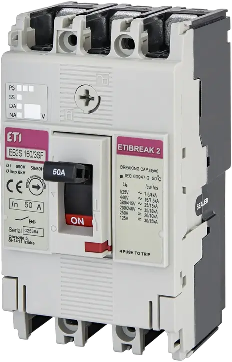 Attēls no EB2S 160/3SF 50A 3p