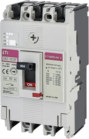 EB2S 160/3SF 50A 3p