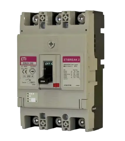 EB2S 250/4HF 200A 4p