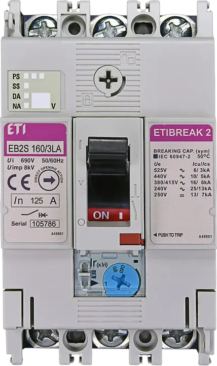 Attēls no EB2S 160/3LA 125A 3p