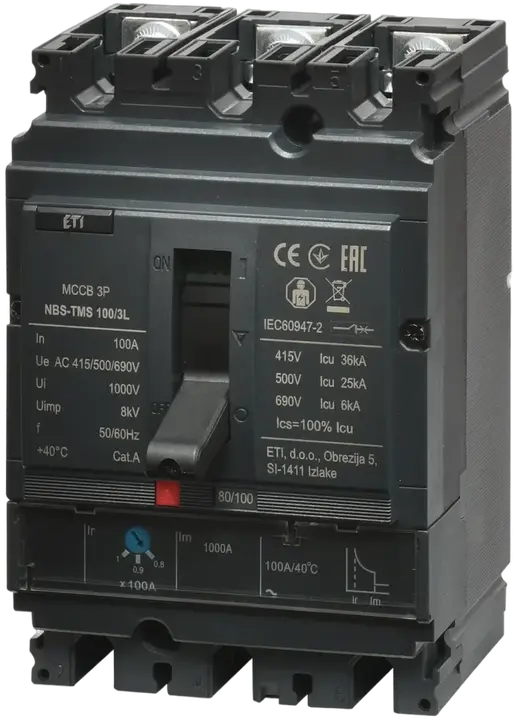 Attēls no NBS-TMS 100/3L 100A 3P