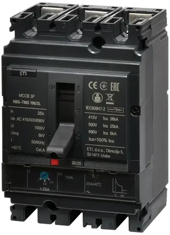 Attēls no NBS-TMS 100/3L  25A 3P