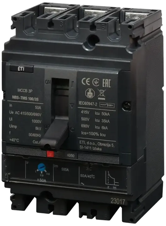Attēls no NBS-TMS 100/3S  50A 3P