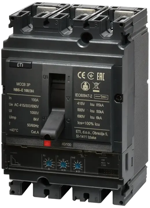Attēls no NBS-E 100/3H 100A 3P