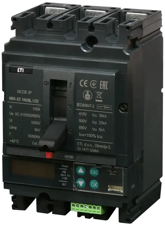 Attēls no NBS-EC 100/3L LCD 100A 3P