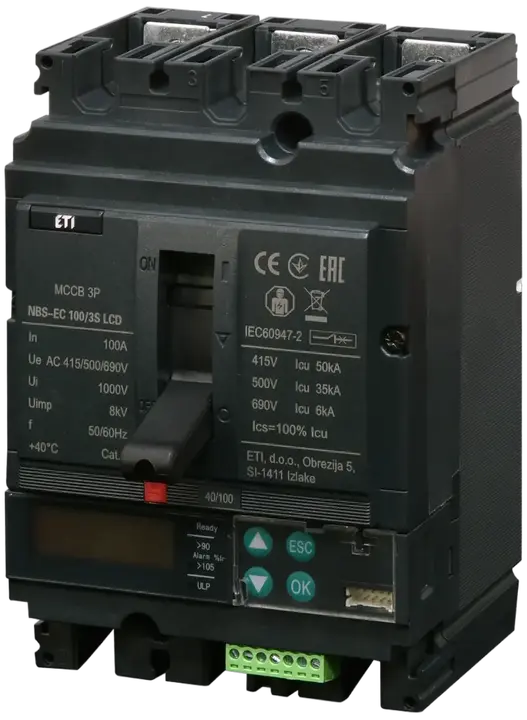 Attēls no NBS-EC 100/3S LCD 100A 3P
