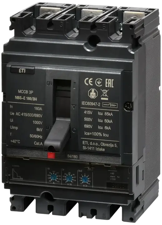 Attēls no NBS-E 160/3H 160A 3P