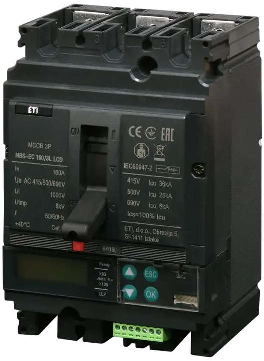 Attēls no NBS-EC 160/3L LCD 160A 3P