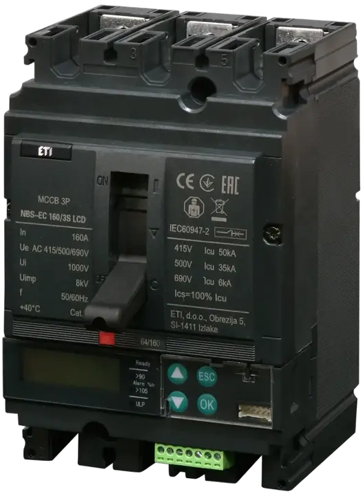 Attēls no NBS-EC 160/3S LCD 160A 3P