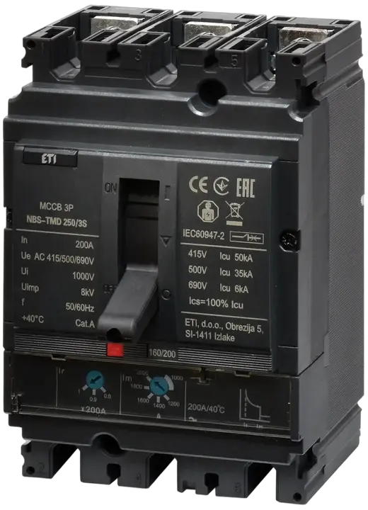 Attēls no NBS-TMD 250/3S 200A 3P