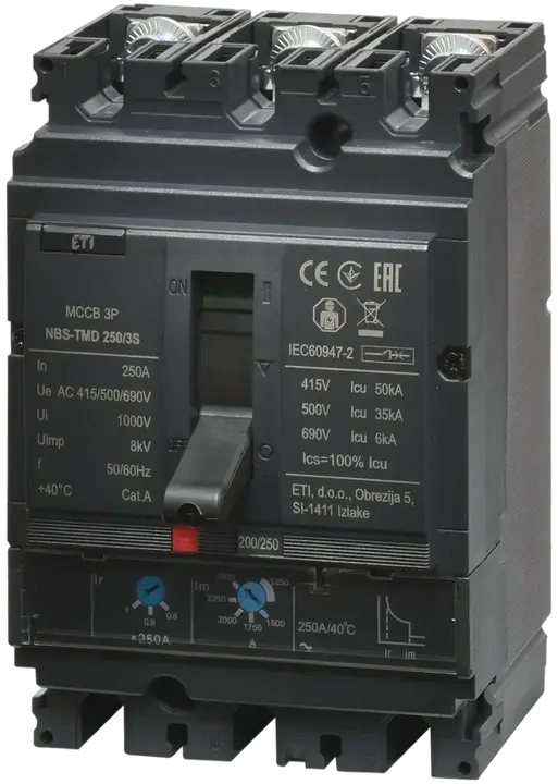 Attēls no NBS-TMD 250/3S 250A 3P