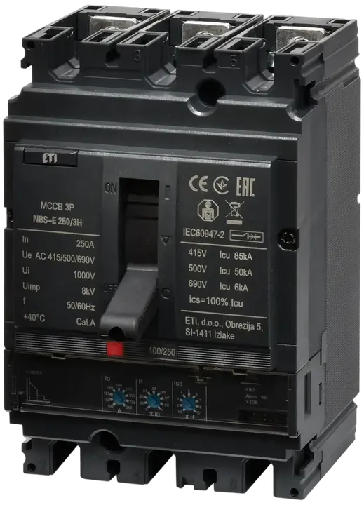 Attēls no NBS-E 250/3H 250A 3P