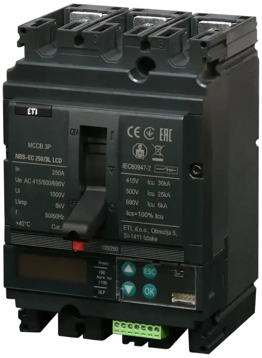 Attēls no NBS-EC 250/3L LCD 250A 3P