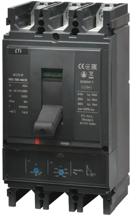 Attēls no NBS-TMD 400/3S 400A 3P