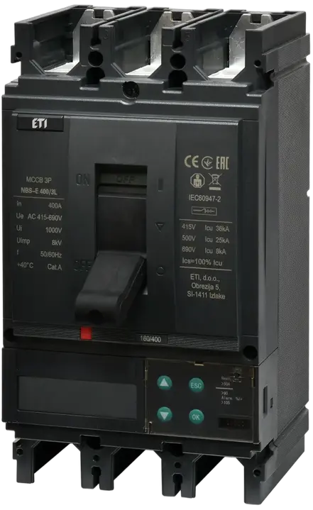 Attēls no NBS-E 400/3L LCD 400A 3P