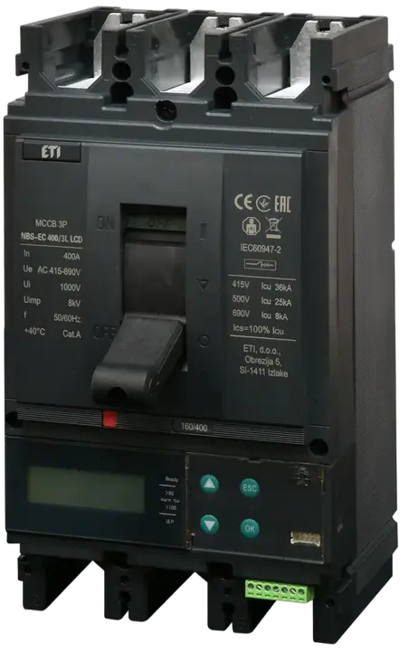 Attēls no NBS-EC 400/3L LCD 400A 3P