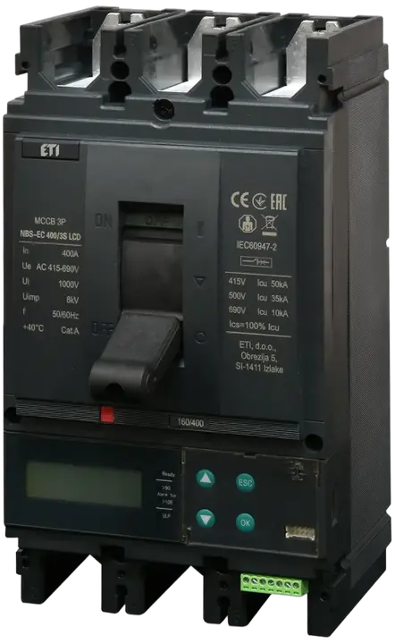 Attēls no NBS-EC 400/3S LCD 400A 3P