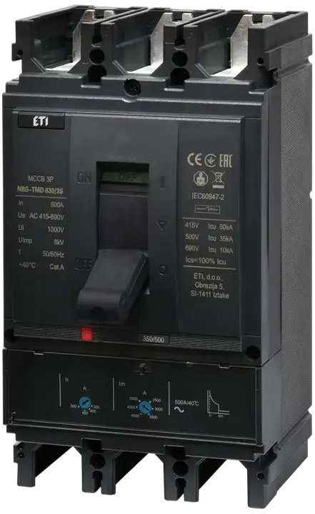 Attēls no NBS-TMD 630/3S 500A 3P
