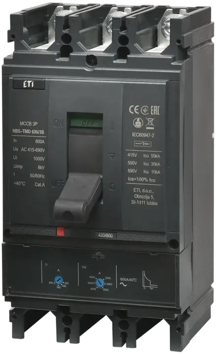 Attēls no NBS-TMD 630/3S 600A 3P
