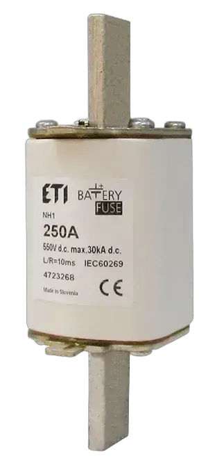 Attēls no NH1/K gBat 224A/550V DC