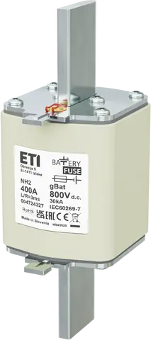 NH2 gBat 400A/800V DC