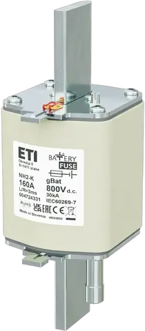NH2/K gBat 160A/800V DC