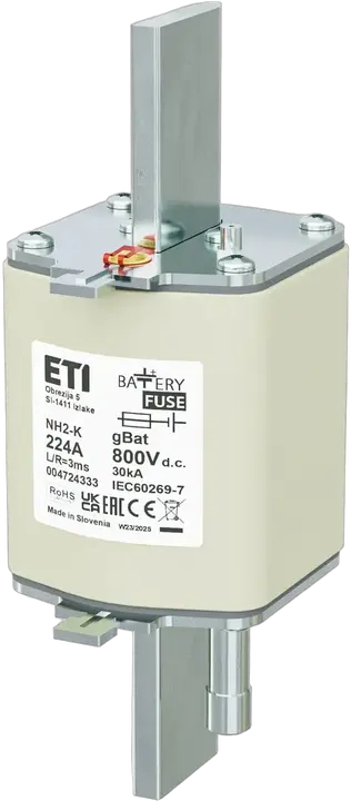 Attēls no NH2/K gBat 224A/800V DC