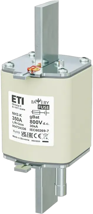 Attēls no NH2/K gBat 350A/800V DC