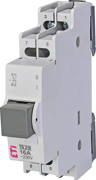 Attēls no *TG 216 2pol 16A grey